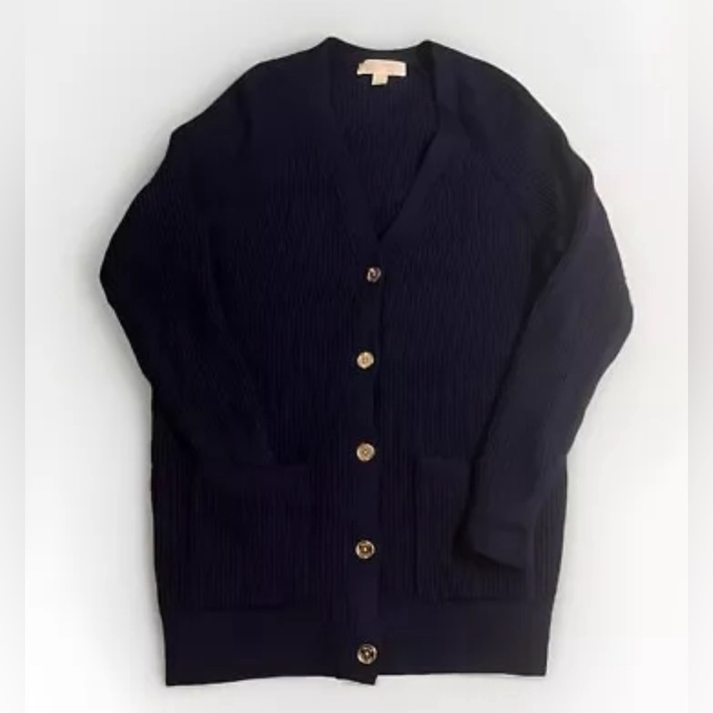 Michael Kors  Navy Oversized Cardigan